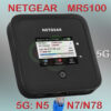 Netgear Nighthawk MR5100 M5 Mobile Hotspot 3.6Gbps mmWave Sub6 WiFi6 5g band n5 n7 n28 n78